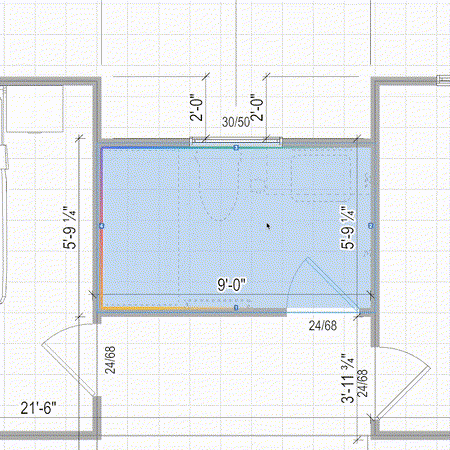 Bathroom layout generation
